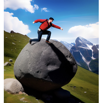 push a boulder to the end