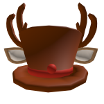 Fancy Reindeer Top Hat