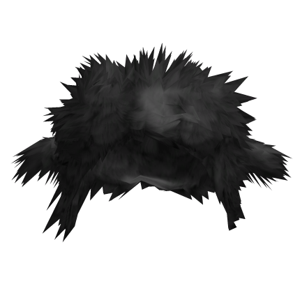 black fluffy fur ushanka hat