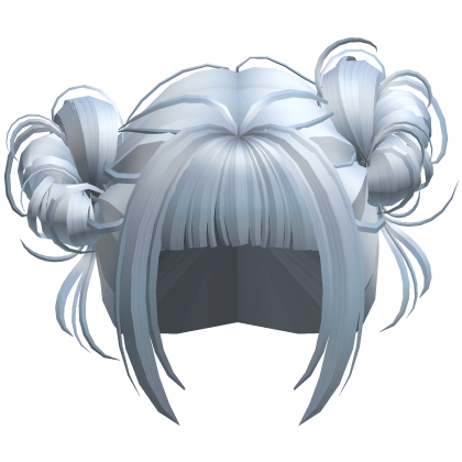 Cute Messy Space Buns (Sky Blue) Roblox item