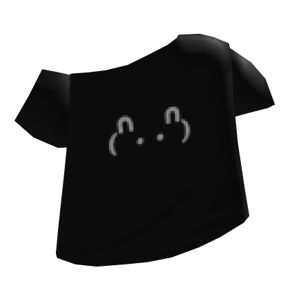 ❤︎ black bunny off shoulder shirt
