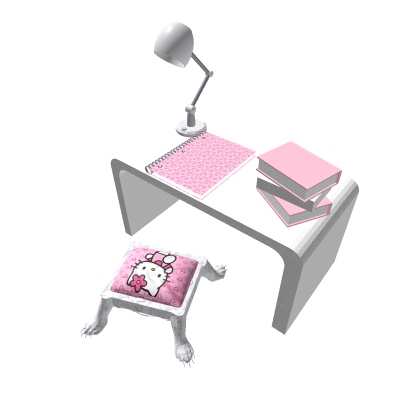 Hello Kitty Study Table, Sanrio, Cute