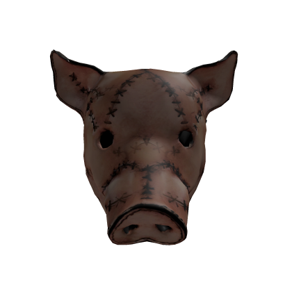 Creepy Distressed Leather Pig Mask Roblox item