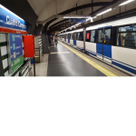 transporte publico de madrid.