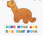Me and lex and lens Dino nuggie group