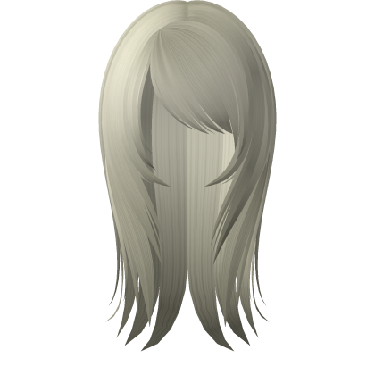 ☆ fatal emo doll messy straight hair yellow blonde