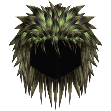 green acid monster punk hair