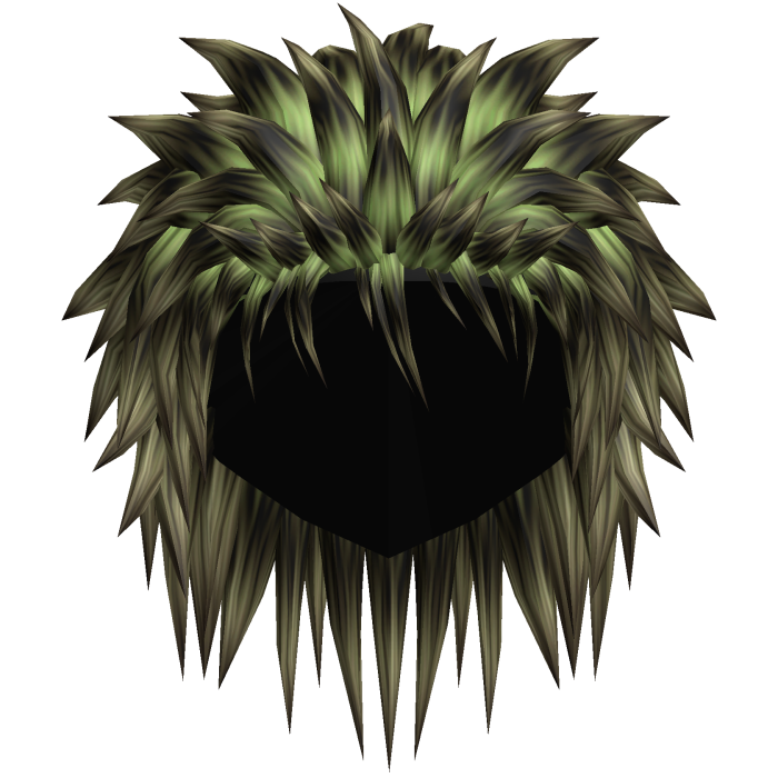 green acid monster punk hair