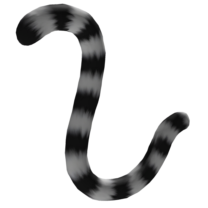 Black & White Cat Tail