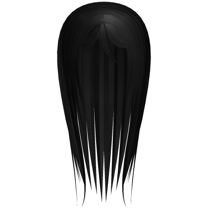 † Black Haunted Kawaii Wispy Hair Roblox item