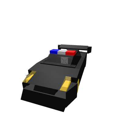 Police sports car