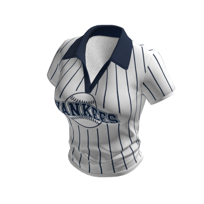 White Yankees Polo