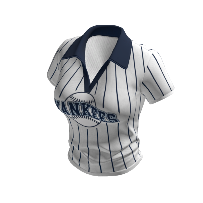 White Yankees Polo