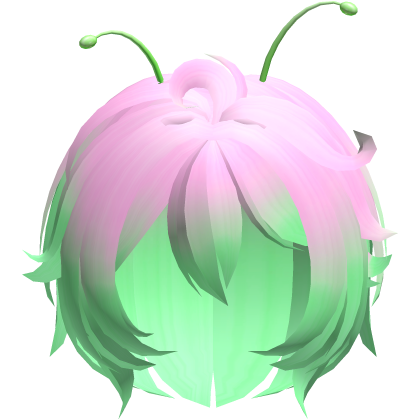 👽 Cute Silly Alien Hair Pink Green 