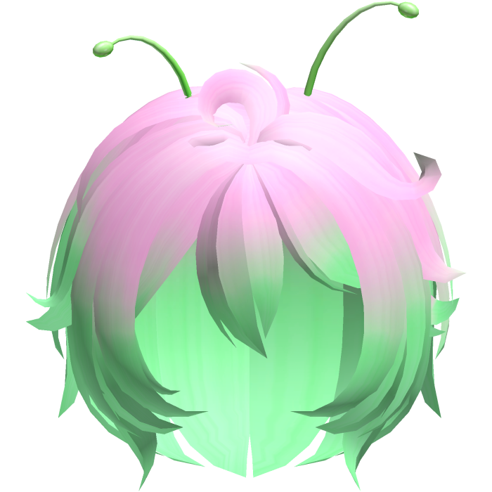 👽 Cute Silly Alien Hair Pink Green 