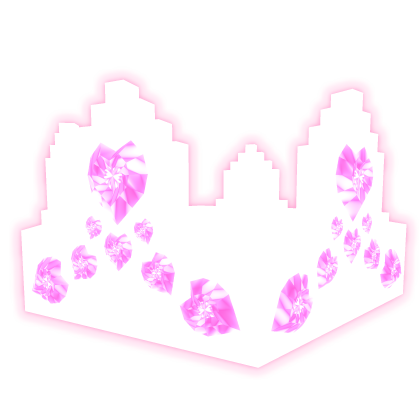 EMISSIVE Pink Kawaii 8-Bit Royal Crown Addon