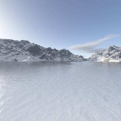 Frozen Artic Skybox