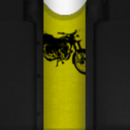 Yellow Motorcycle T-Shirt Roblox decal