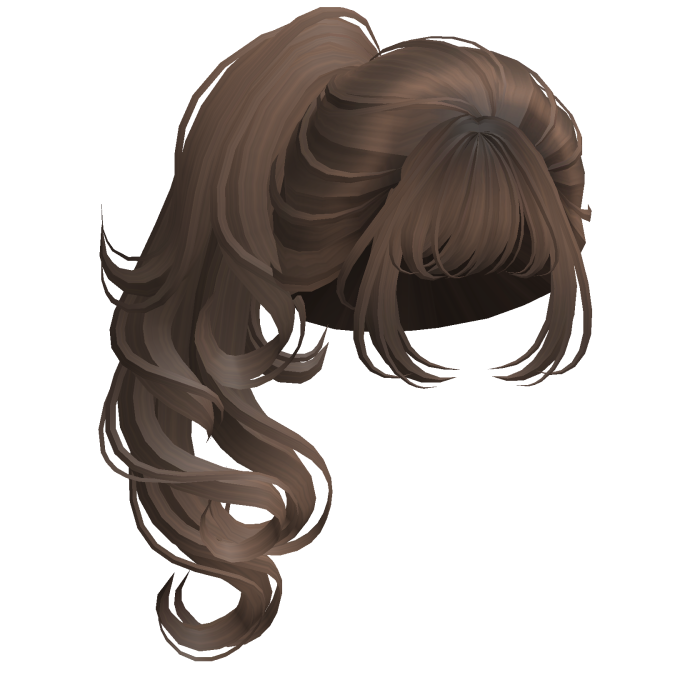 Messy Apple Girl Ponytail Light Brown