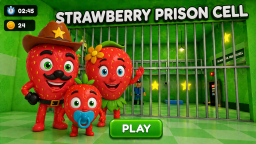 🍓STRAWBERRY POLICE FAMILY PRISON RUN ESCAPE! Obby