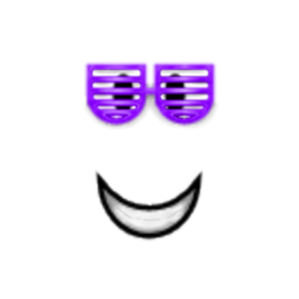 Purple ShudderShades The Face Roblox decal