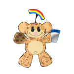 Cookie Rainbow Monkey 🍪 🥛 🌈 🐵