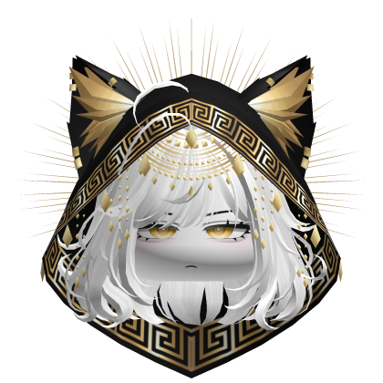 Egyptian Bob w/ Divine Gold Black Hood
