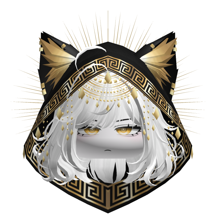Egyptian Bob w/ Divine Gold Black Hood