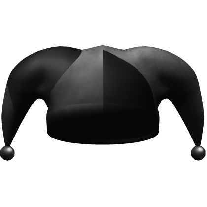 Gothic Monochromatic Jester Hat