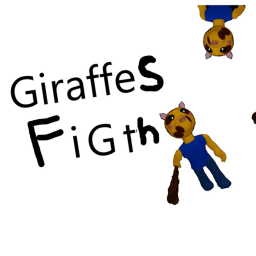 GIRAFFES FIGHT