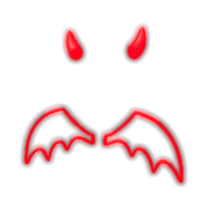 Emissive Evil Wings