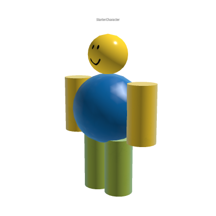 Goofy lookin' Roblox Player