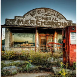 Go to a creepy derelict gas station at 3 a.m.