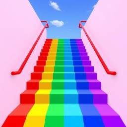 Actual infinite stairs