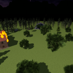Creature In The Fallen Town