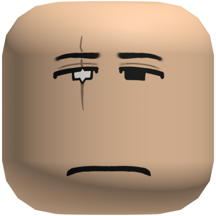 Sleek Tired Scar Face Roblox item