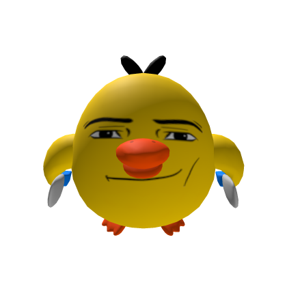 Duck with Man Face Buddy Roblox item
