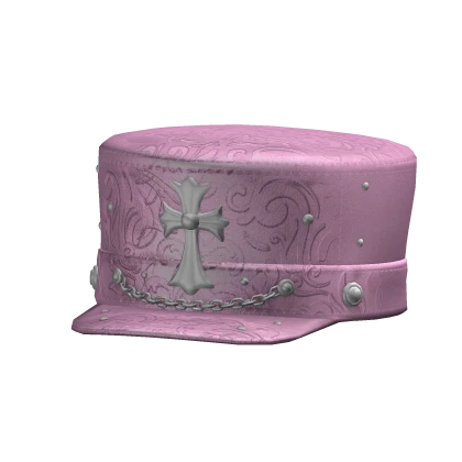 Goth Captain Hat – Blush Pink | Roblox Item - Rolimon's