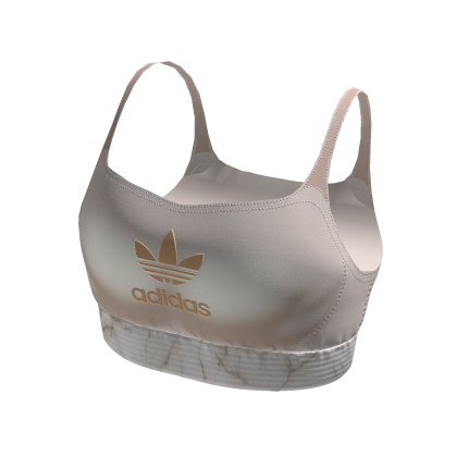 adidas Cream Crop Tank Top