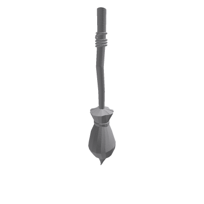 Low-poly 3D model of Stylized WitchBroom 2