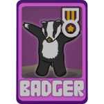 (Booster) Badger Trading Card