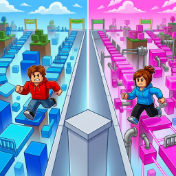 🔥 BOYS VS GIRLS OBBY RACE! 🔥