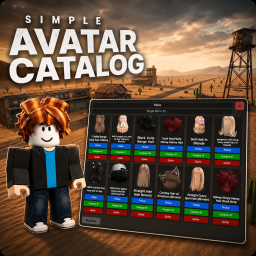 Avatar catalog - With desert bus map from Evade