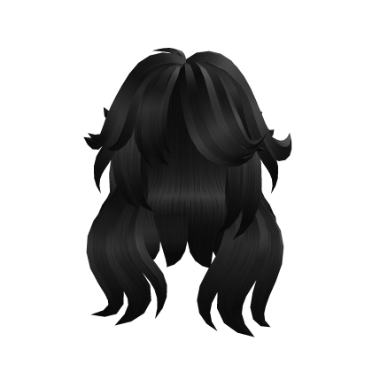 Midnight Fluffy Waves Hair Roblox item