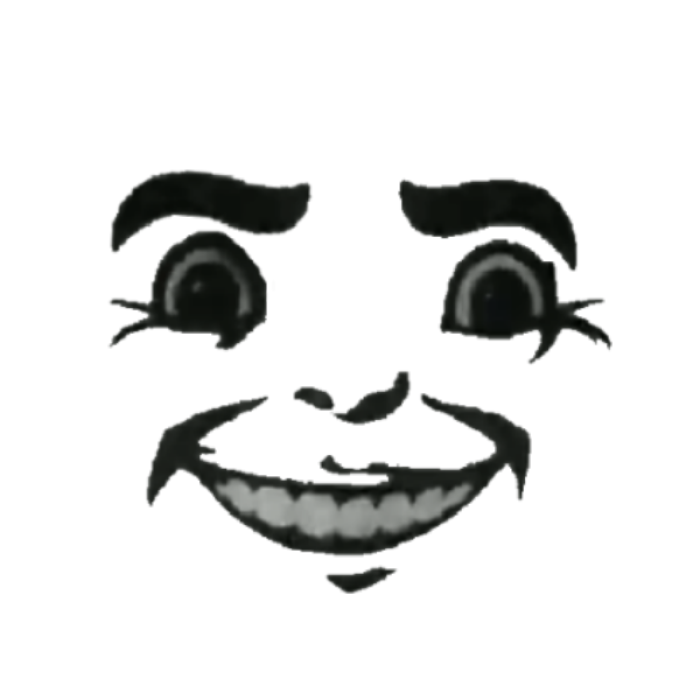 creepy smile4 Roblox decal