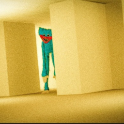 Survive Huggy Wuggy In The Backrooms