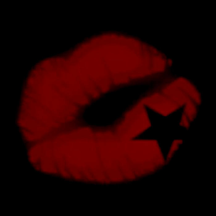 red lip with star emo goth y2k aesthetic Roblox decal