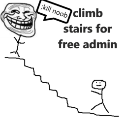 climb stairs for FREE Admin!!!!!