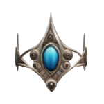Queen's Royal Golden Crown Of Blue Gems
