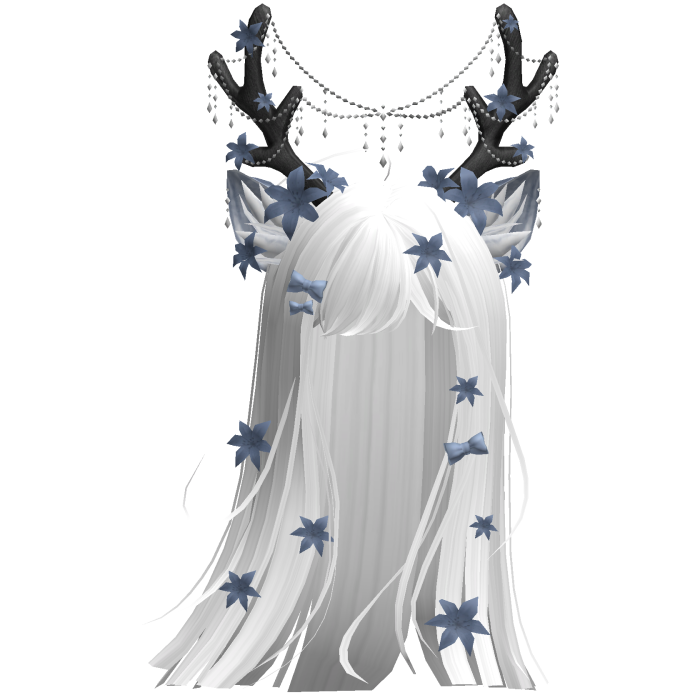 Ethereal Christmas Fairy Fawn Hair w/ Antlers
